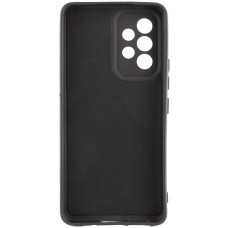 Чехол-силикон Getman Liquid Silk Full Camera Samsung Galaxy A52 (Черный / Black)