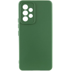 Чехол-силикон Getman Liquid Silk Full Camera Samsung Galaxy A52 (Зеленый / Dark Green)