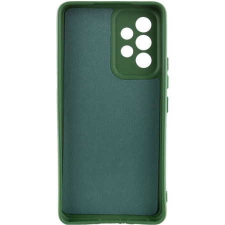 Чехол-силикон Getman Liquid Silk Full Camera Samsung Galaxy A52 (Зеленый / Dark Green)