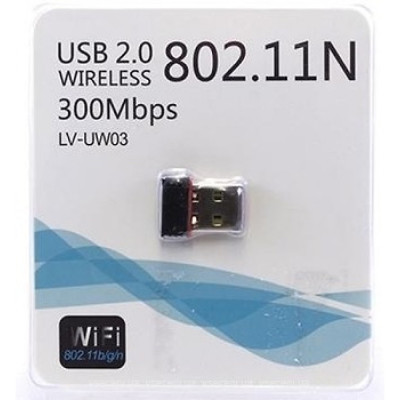 WiFi адаптер USB (без антени) LV-UW03 802.11N (300Mbps)