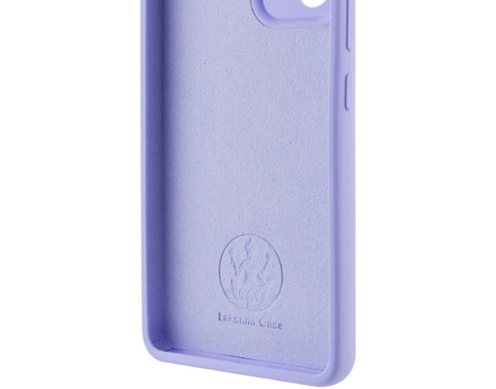 Чохол-силікон Silicone Cover Lakshmi Samsung Galaxy S21 FE (Бузковий / Dasheen)