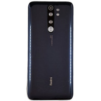 Задняя крышка для Xiaomi Redmi Note 8 Pro, со стеклом камеры Dark Grey (Класс B)