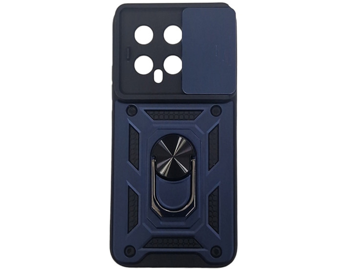 Чохол-Ударостійкий Camshield Serge Ring Xiaomi 14, синій