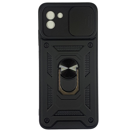 Чехол-Ударопрочный Camshield Serge Ring Samsung Galaxy A03 / A035, Черный