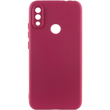 Чехол-силикон Getman Liquid Silk Full Camera Xiaomi Redmi Note 7 (Бордовый / Marsala) (Класс А)