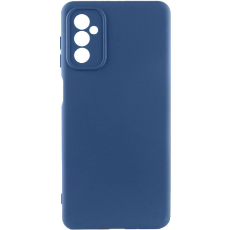 Чехол-силикон Aspor Full Samsung M307 M30s / M215 M21 с микрофиброй синий (Класс А)