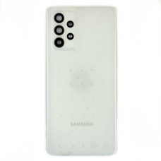 Задня панель корпуси для Samsung A525F Galaxy A52, з склом камери, біла