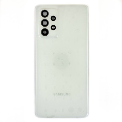 Задня панель корпуси для Samsung A525F Galaxy A52, з склом камери, біла
