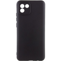 Чохол-силікон Silicone Cover Lakshmi Full Camera Samsung A03/A035 (Чорний / Black)