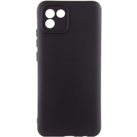 Чехол-силикон Silicone Cover Lakshmi Full Camera Samsung A03/A035 (Черный / Black)