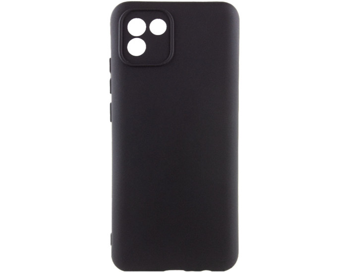Чохол-силікон Silicone Cover Lakshmi Full Camera Samsung A03/A035 (Чорний / Black)