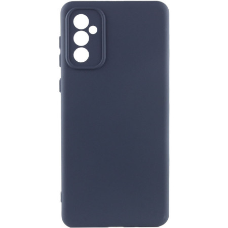 Чехол-силикон Silicone Lakshmi Full Camera Samsung A35 (Темно-синий / Midnight Blue) (Класс А)