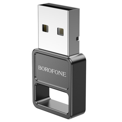 Адаптер Bluetooth Borofone DH8 USB BT5.0 adapter Black