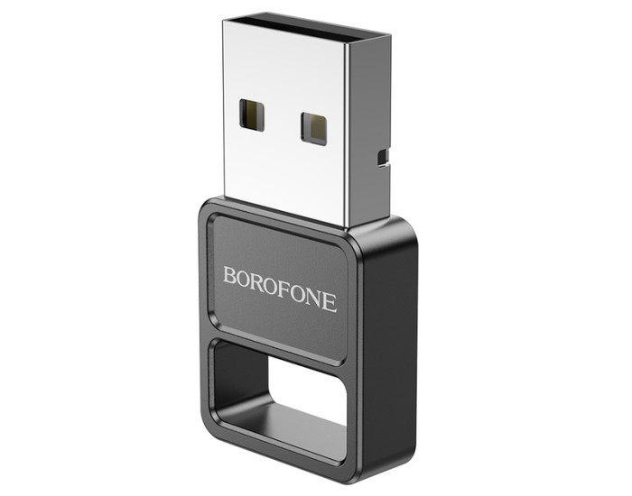 Адаптер Bluetooth Borofone DH8 USB BT5.0 adapter Black