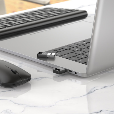 Адаптер Bluetooth Borofone DH8 USB BT5.0 adapter Black