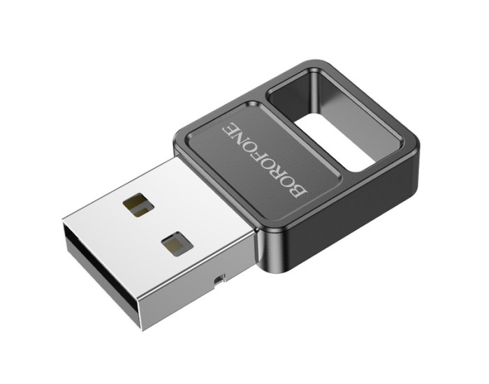 Адаптер Bluetooth Borofone DH8 USB BT5.0 adapter Black