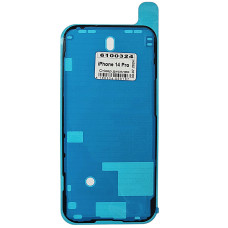 Стикер дисплея (двухсторонний скотч) Apple iPhone 14 pro, черный (Класс B)