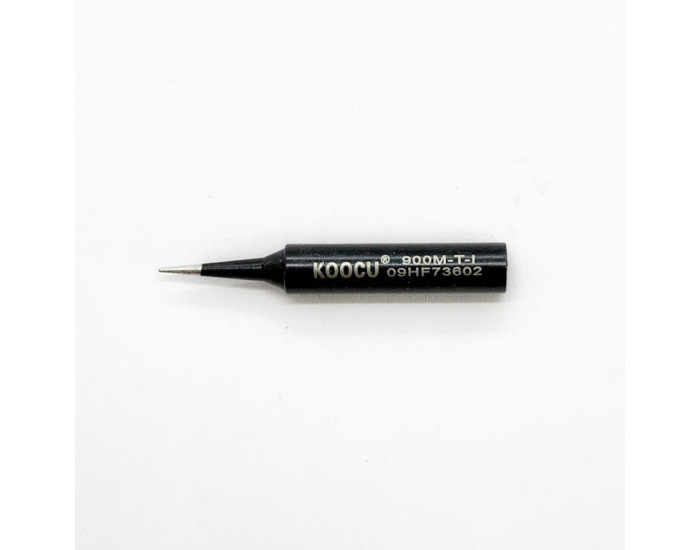 Жало паяльное KOOCU 900M-T-1 метал / черное / прямое