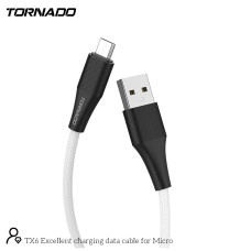 Сетевое зарядное устройство Tornado TX6 Micro (3,0A/1м) (Белый / White)