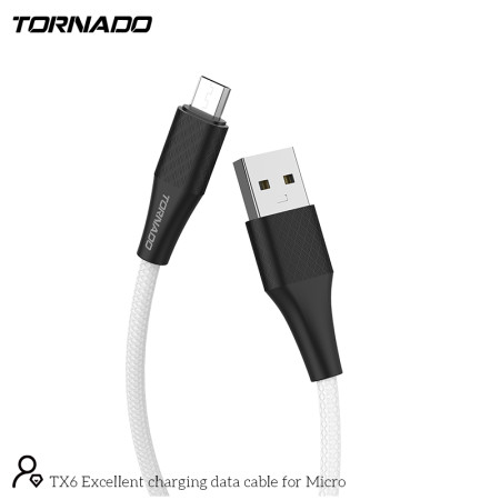 Сетевое зарядное устройство Tornado TX6 Micro (3,0A/1м) (Белый / White)