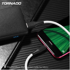Сетевое зарядное устройство Tornado TX6 Micro (3,0A/1м) (Белый / White)