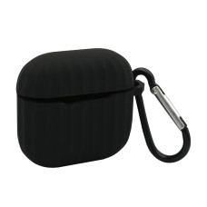 Чехол для AirPods 4 Full Soft Matte Microfiber, Black (Класс C)