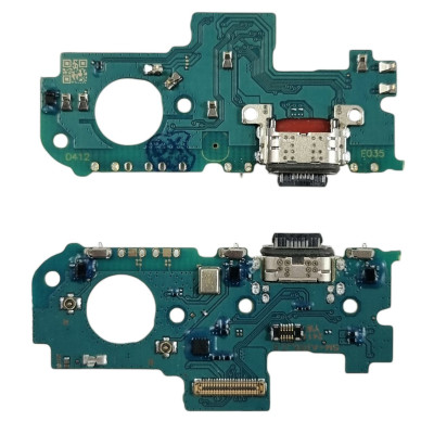 Шлейф для Samsung A355, Galaxy A35, конектора зарядки, з мікрофоном, High Copy