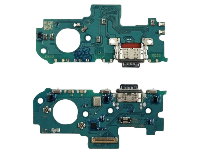 Шлейф для Samsung A355, Galaxy A35, коннектора зарядки, с микрофоном, High Copy