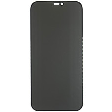 Защитное стекло Privasy (full glue) для iPhone 12 / 12 Pro 5D Black