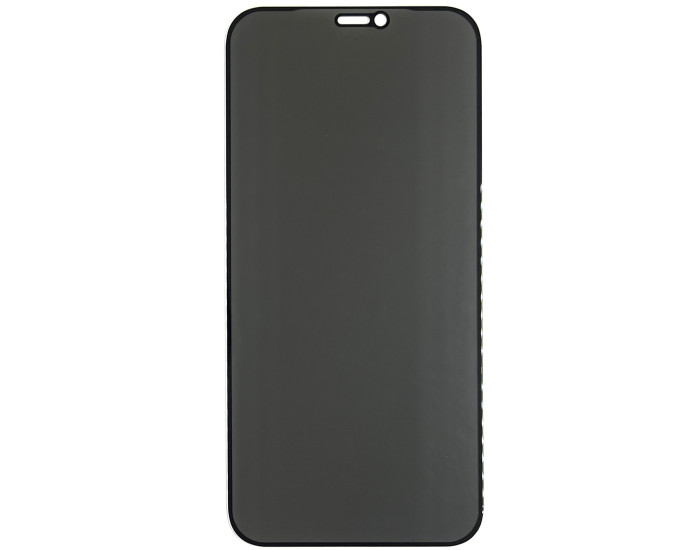 Защитное стекло Privacy (full glue) iPhone 12 /12 Pro, 5D черное