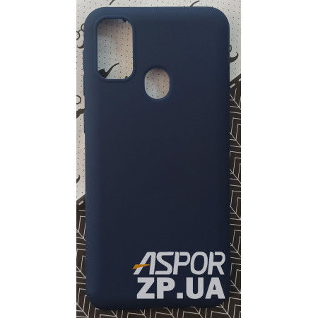 Чехол-силикон Smtt Samsung M21/M215/M30S/M307, Blue (Класс B)