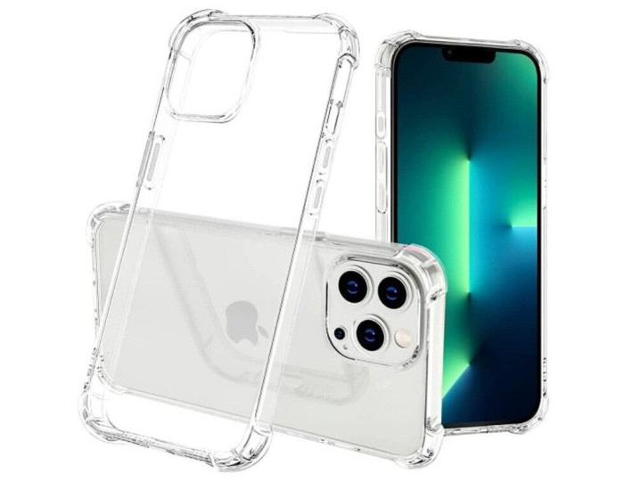 Чехол-силикон Getman Ease logo усиленные углы iPhone 16 Pro Max, Прозрачный