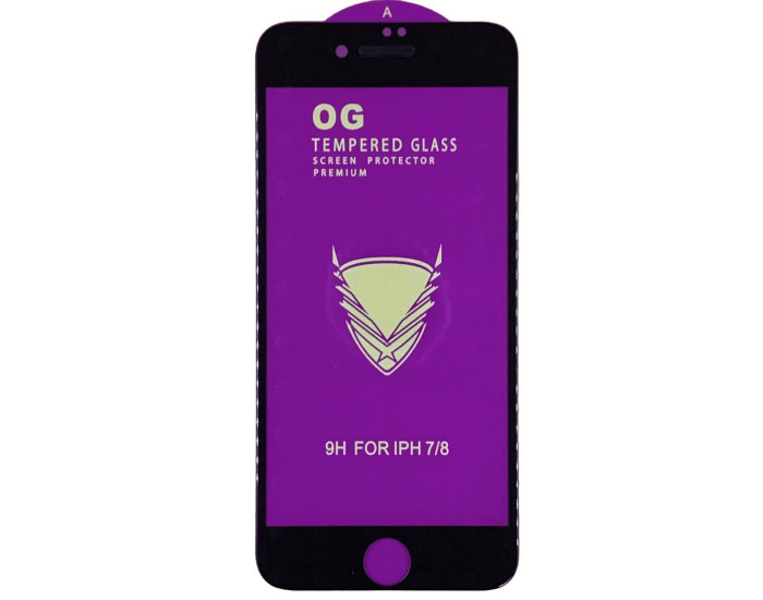 Защитное стекло Tempered Glass OG Premium iPhone 7 /8 /SE, Black