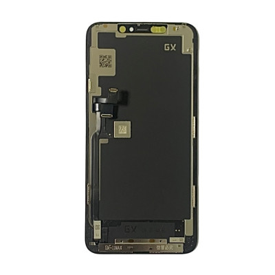 Дисплей з сенсорним екраном (модуль) iPhone 11 Pro Max, чорний, OLED, GX