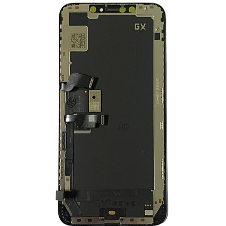 Дисплей с сенсорным экраном (модуль) iPhone XS Max, черный, OLED, GX (Класс А)