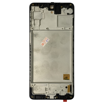 Дисплей з сенсорним екраном (модуль) Samsung M317 Galaxy M31s, чорний з рамкою, OLED