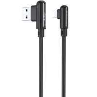 Кабель USB Borofone BX58 (1m / 2.4A) Lightning (Чорний)