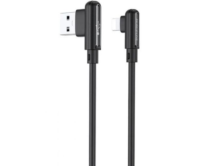 Кабель USB Borofone BX58U USB to Lightning (1m/2.4A) Черный