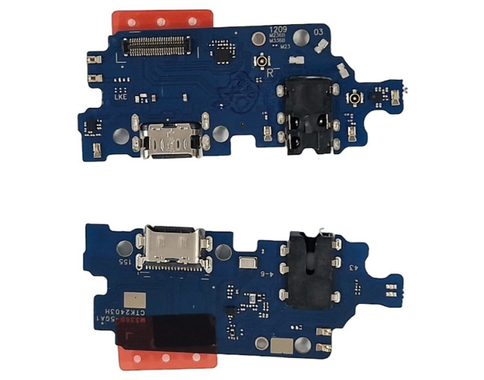 Шлейф для Samsung M336 M33 5G, коннектора зарядки, с микрофоном, High Copy