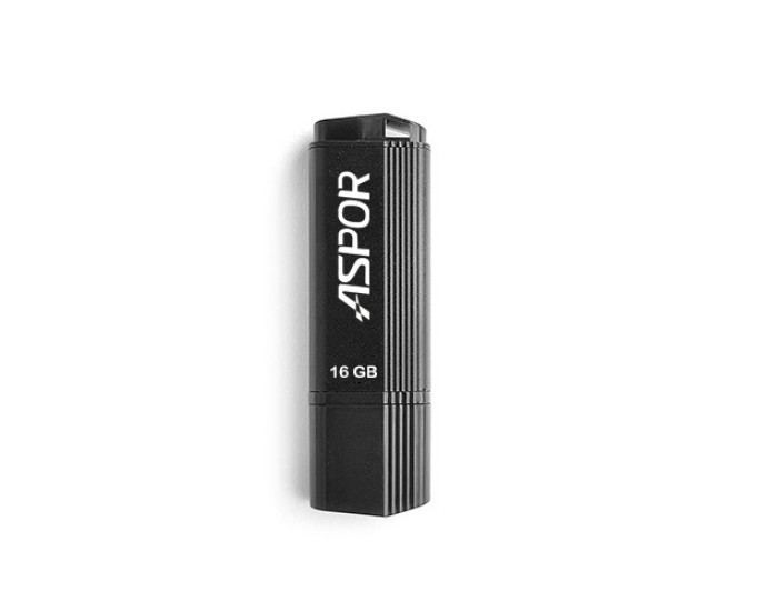 Флешка USB 3.0 Aspor 16GB AR121, черная
