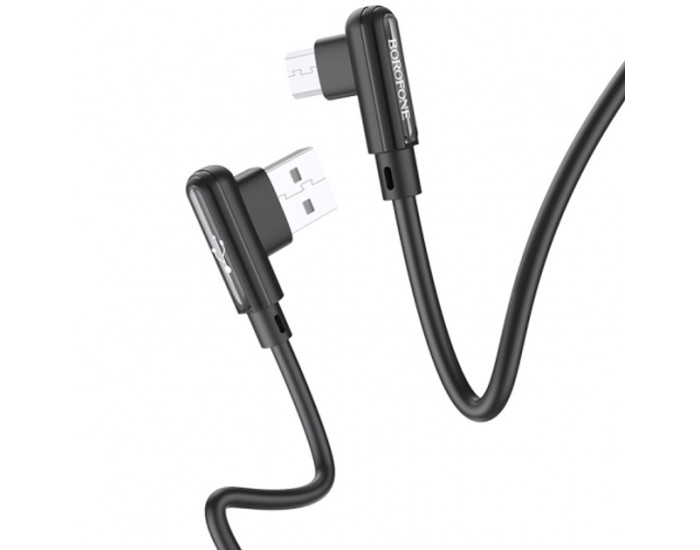 Кабель USB Borofone BX58 USB to Micro (2.4A/1m) Black