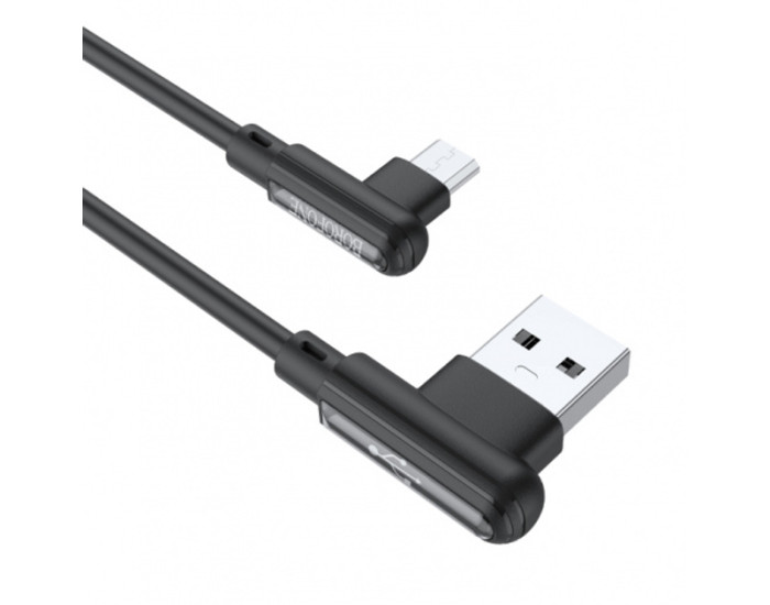 Кабель USB Borofone BX58 USB to Micro (2.4A/1m) Black
