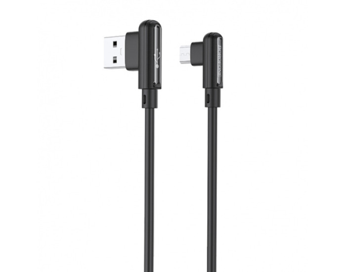 Кабель USB Borofone BX58 USB to Micro (2.4A/1m) Black