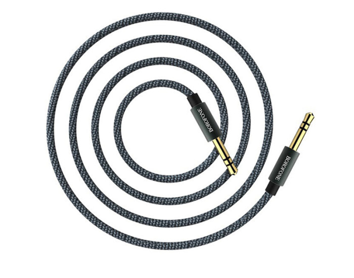 Кабель Borofone BL3 textile metal (1m) Сірий