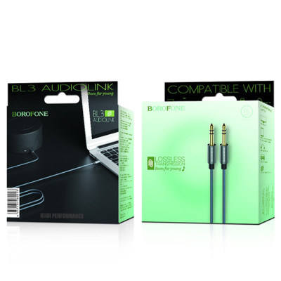 Кабель Borofone BL3 textile metal (1m) Серый