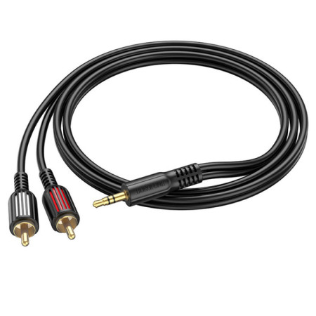 Кабель Borofone BL11 3.5mm/2RCA 1.5m Черный