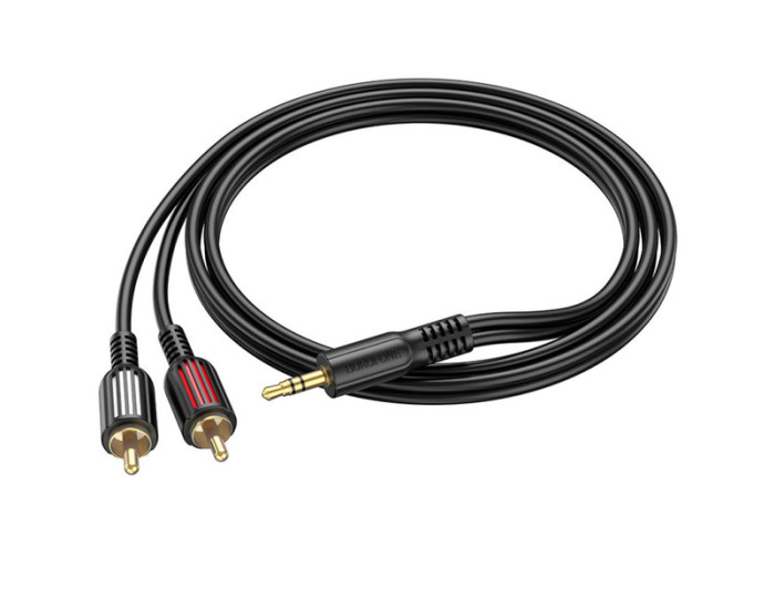 Кабель Borofone BL11 3.5mm/2RCA 1.5m Черный