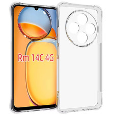 Чехол-силикон Getman Ease logo усиленные углы Xiaomi Redmi 14C / Redmi A4 / Poco C75, Прозрачный