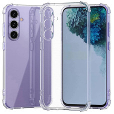 Чехол-силикон Getman Ease усиленные углы Samsung Galaxy S25, Прозрачный