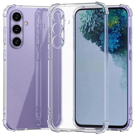 Чехол-силикон Getman Ease усиленные углы Samsung Galaxy S25, Прозрачный